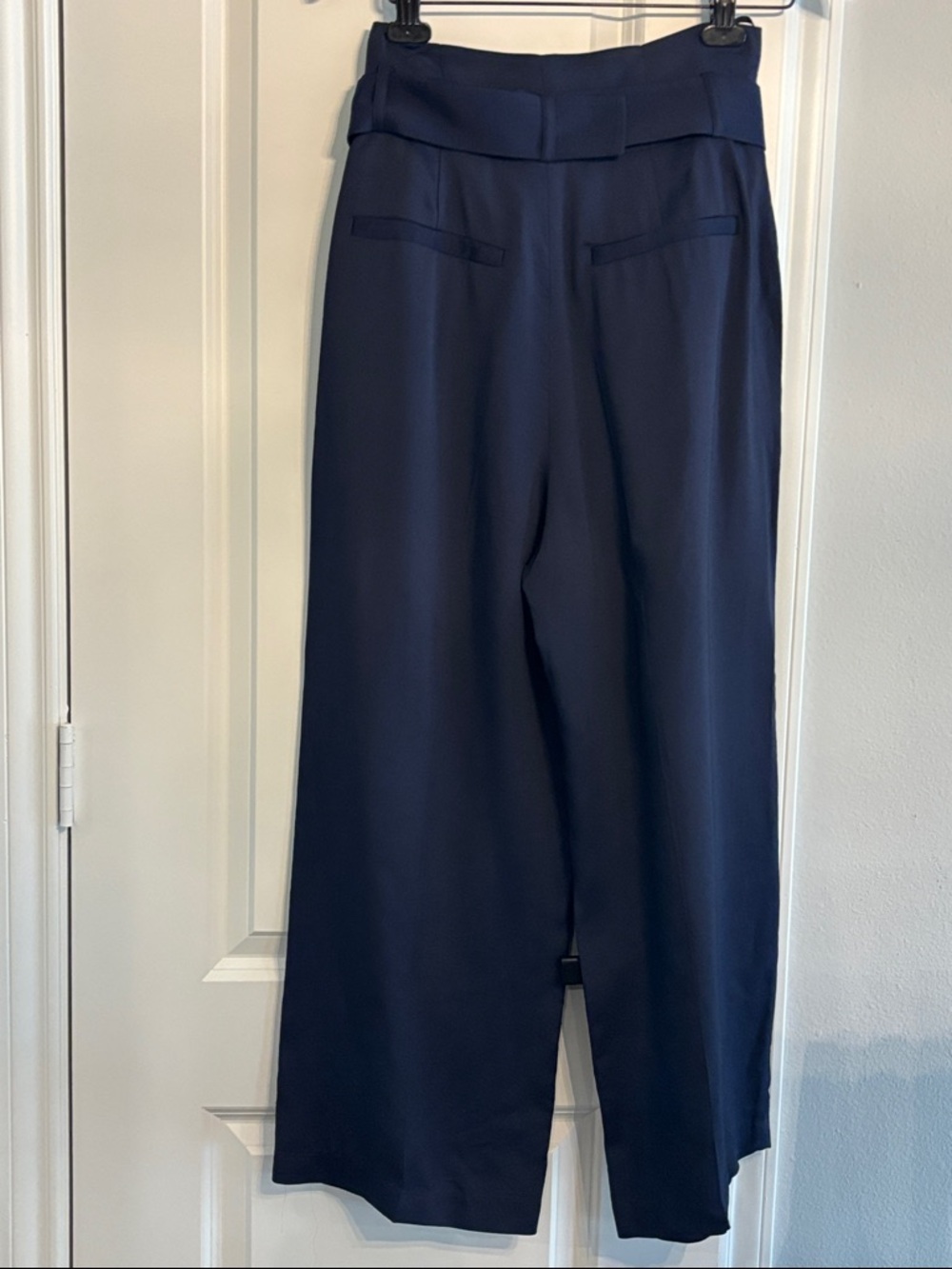 Ted Baker Navy Wide-Leg Women's Ankle Pants - size 2 - Picture 3 of 10
